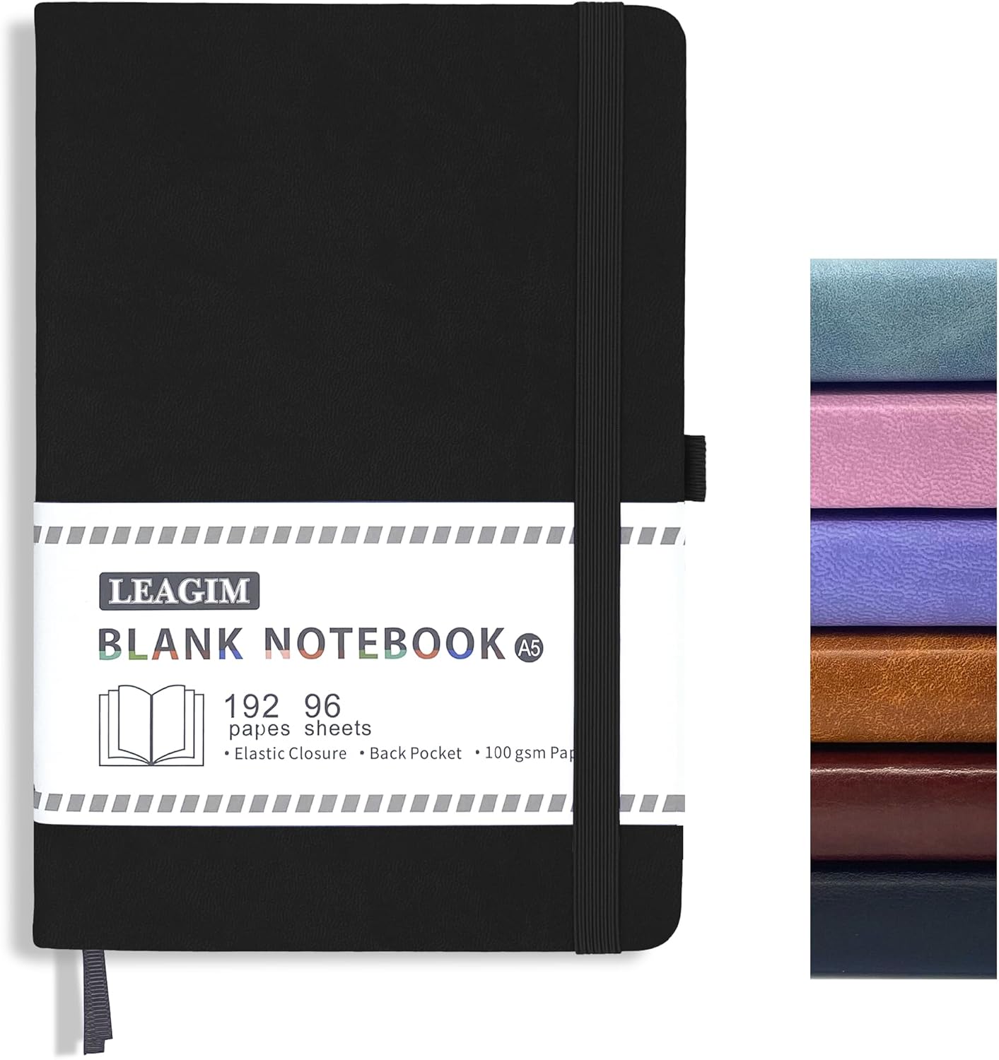 Leatherwork Products - Blank Journal Notebook A5 192 Pages