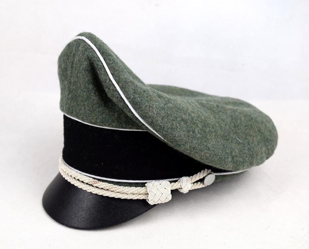 Leather Work Hat - German Field Marshals Generals Officers Crusher