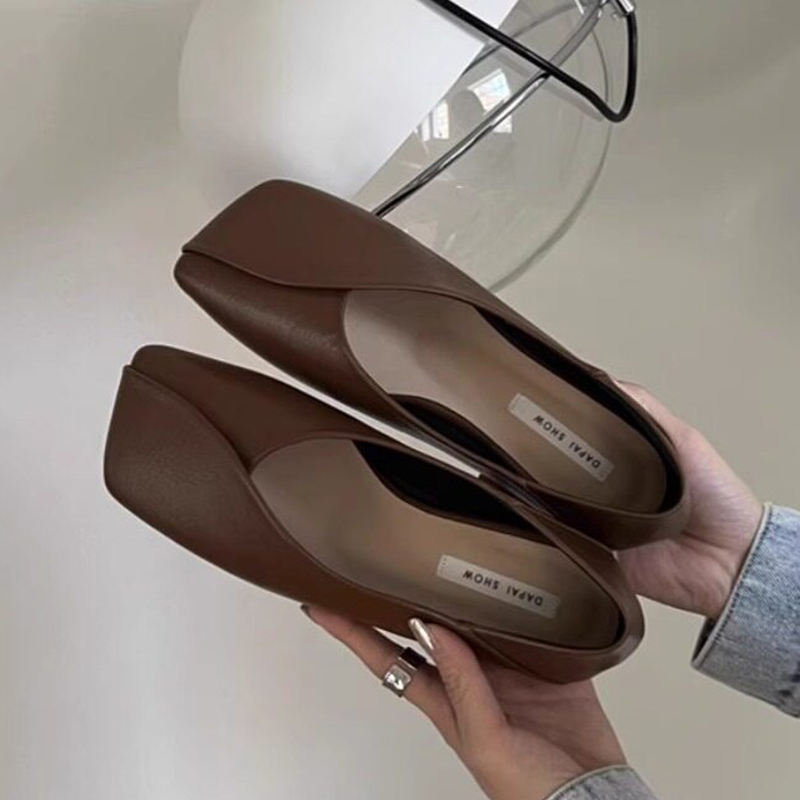 Leather Work Flats Women - Women New Loafers Shoes Flats Sport