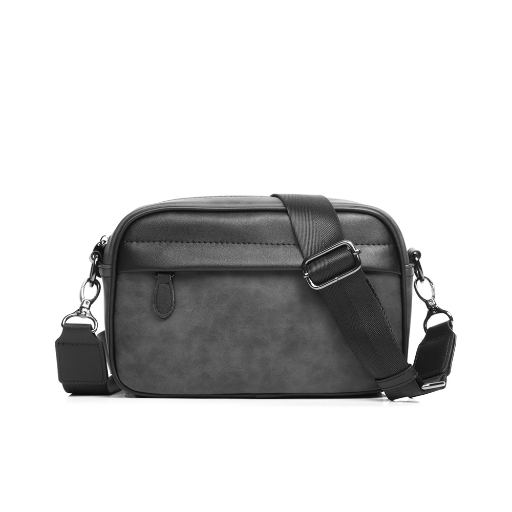 Leatherwork Free Patterns - Men Classic Pattern Business Sling Bags