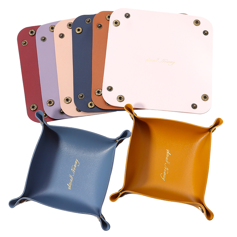 1pc PU Leather Storage Box Col - Leatherwork Desk 评论和价格