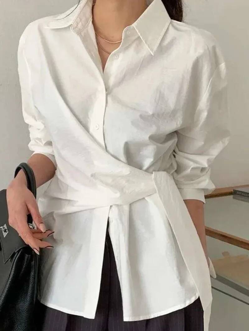 Style Temperament French Shirt - Leatherwork In French 评论和价格