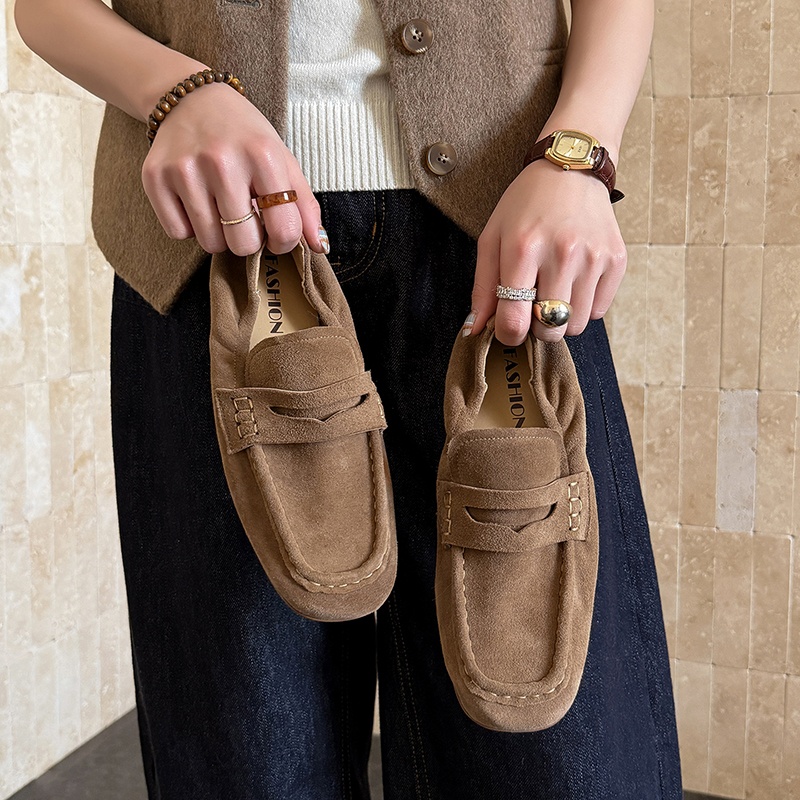 Womens Flats Spring Autumn Mul - Leather Work Flats Women 评论和价格