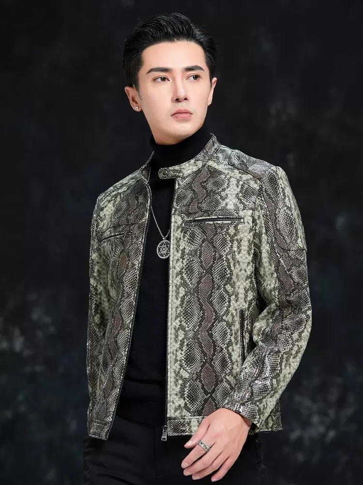 Spring Men Snake Pattern Sheep - Leatherwork Free Patterns 评论和价格