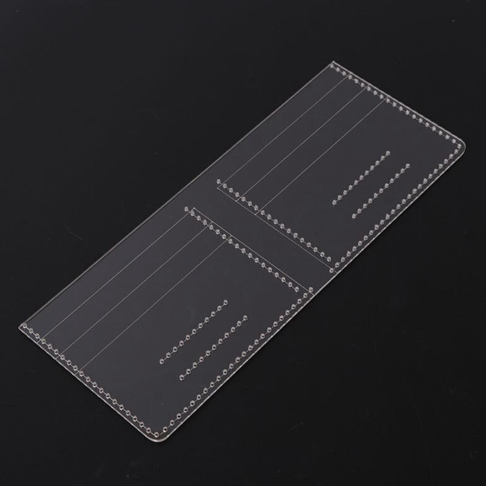 Acrylic Leather Wallet Card Ba - Leatherwork Free Patterns 评论和价格
