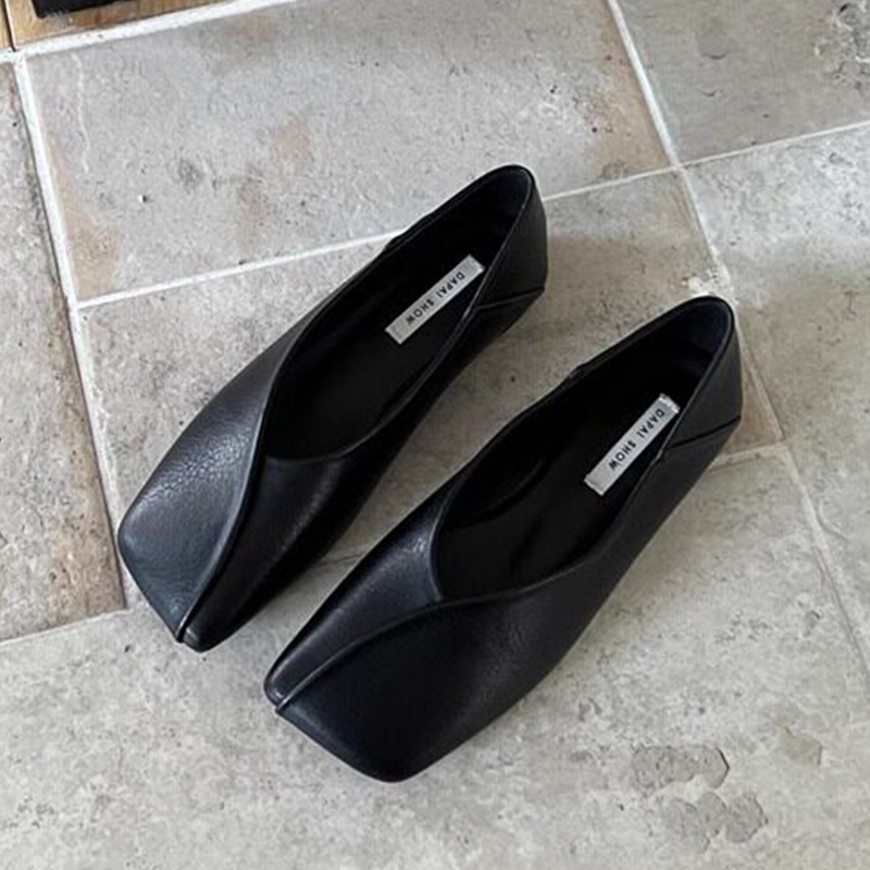 Women New Loafers Shoes Flats  - Leather Work Flats Women 评论和价格