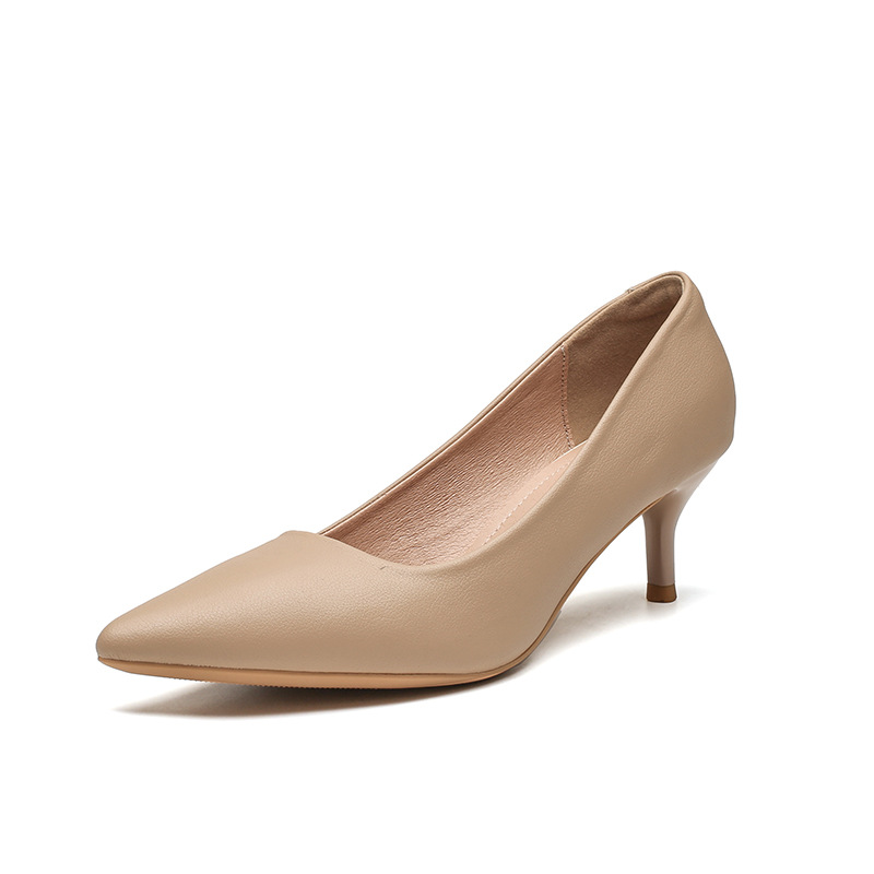 High-heeled women's slim heel  - Leatherwork In French 评论和价格