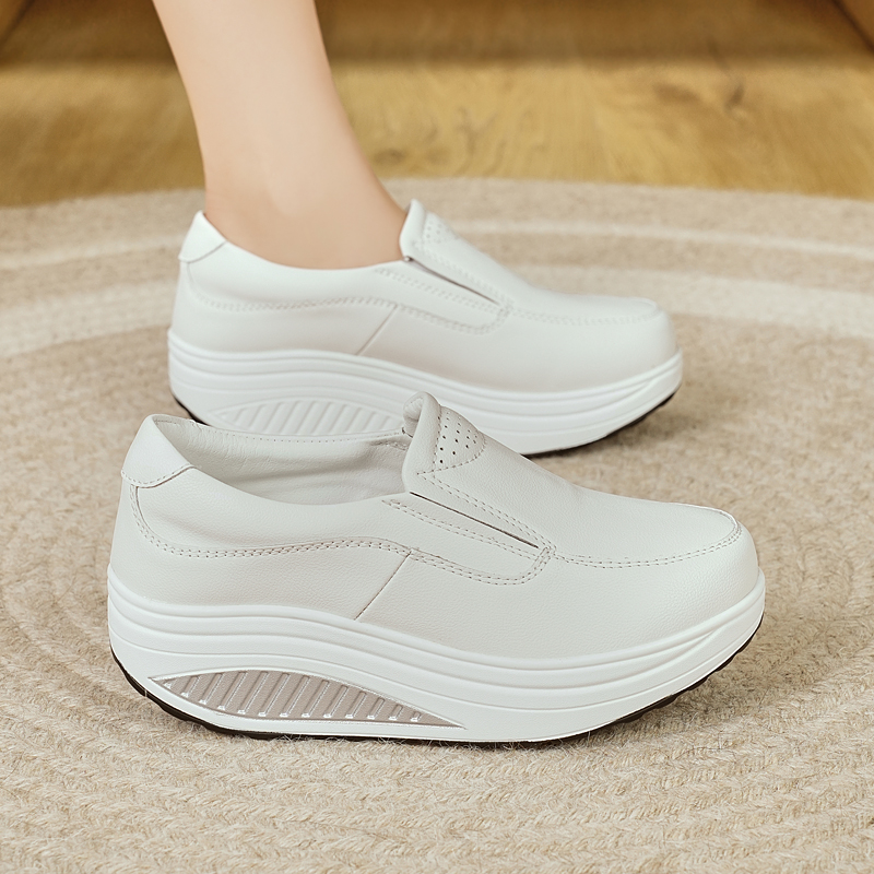 Women's Shoes Spring Genuine L - Leather Work Flats Women 评论和价格