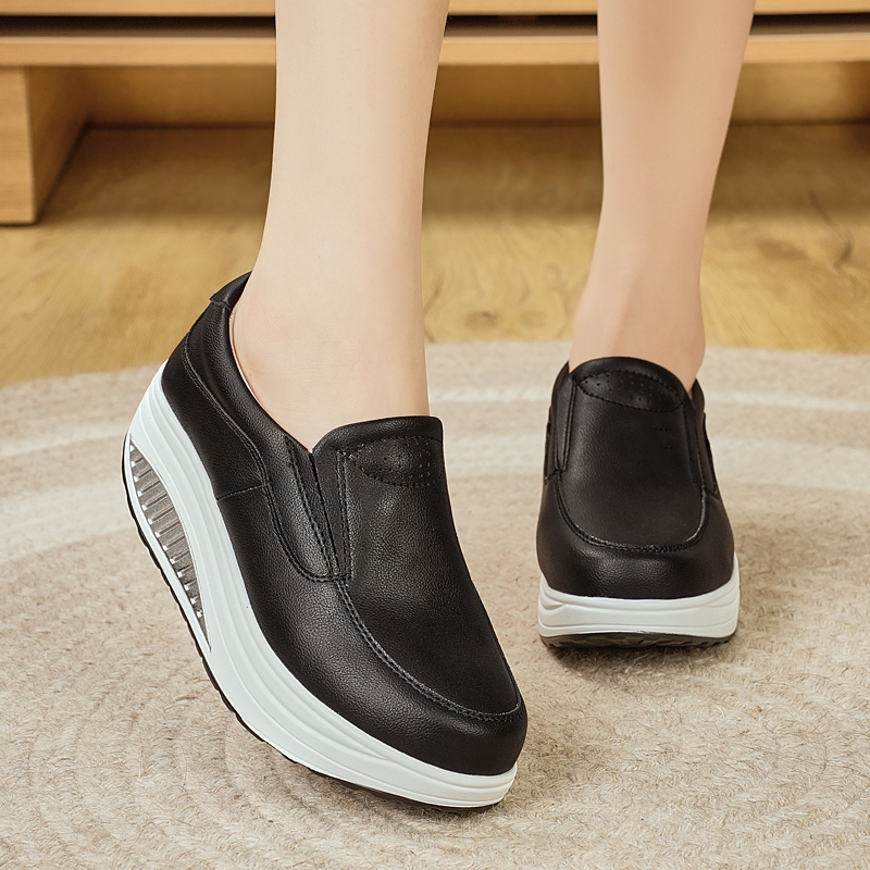 Women's Shoes Spring Genuine L - Leather Work Flats Women 评论和价格