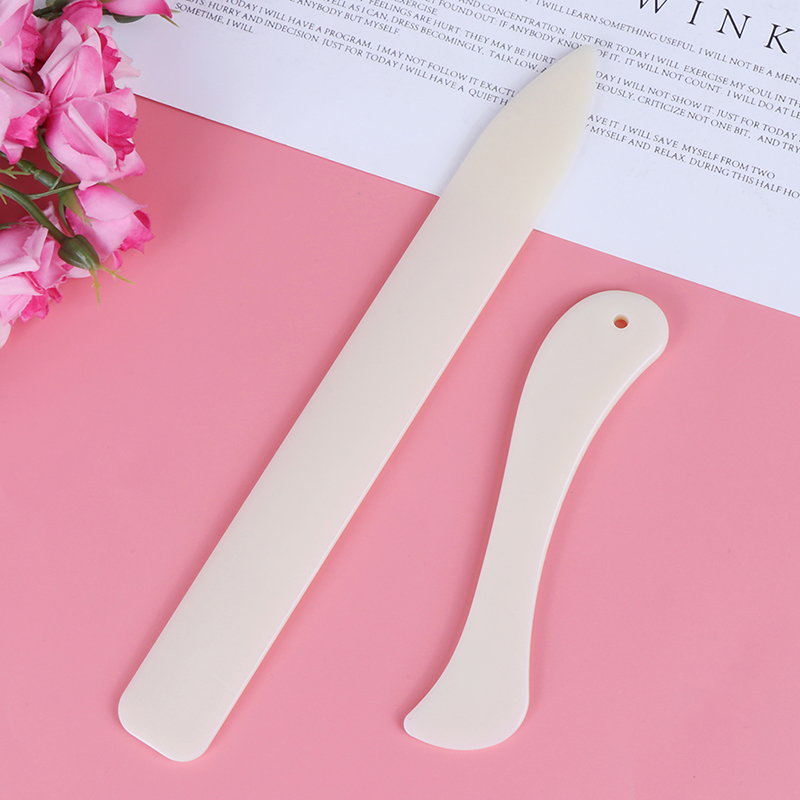 2Pcs/set Plastic Bone Folder C - Bone Folder Tool 评论和价格