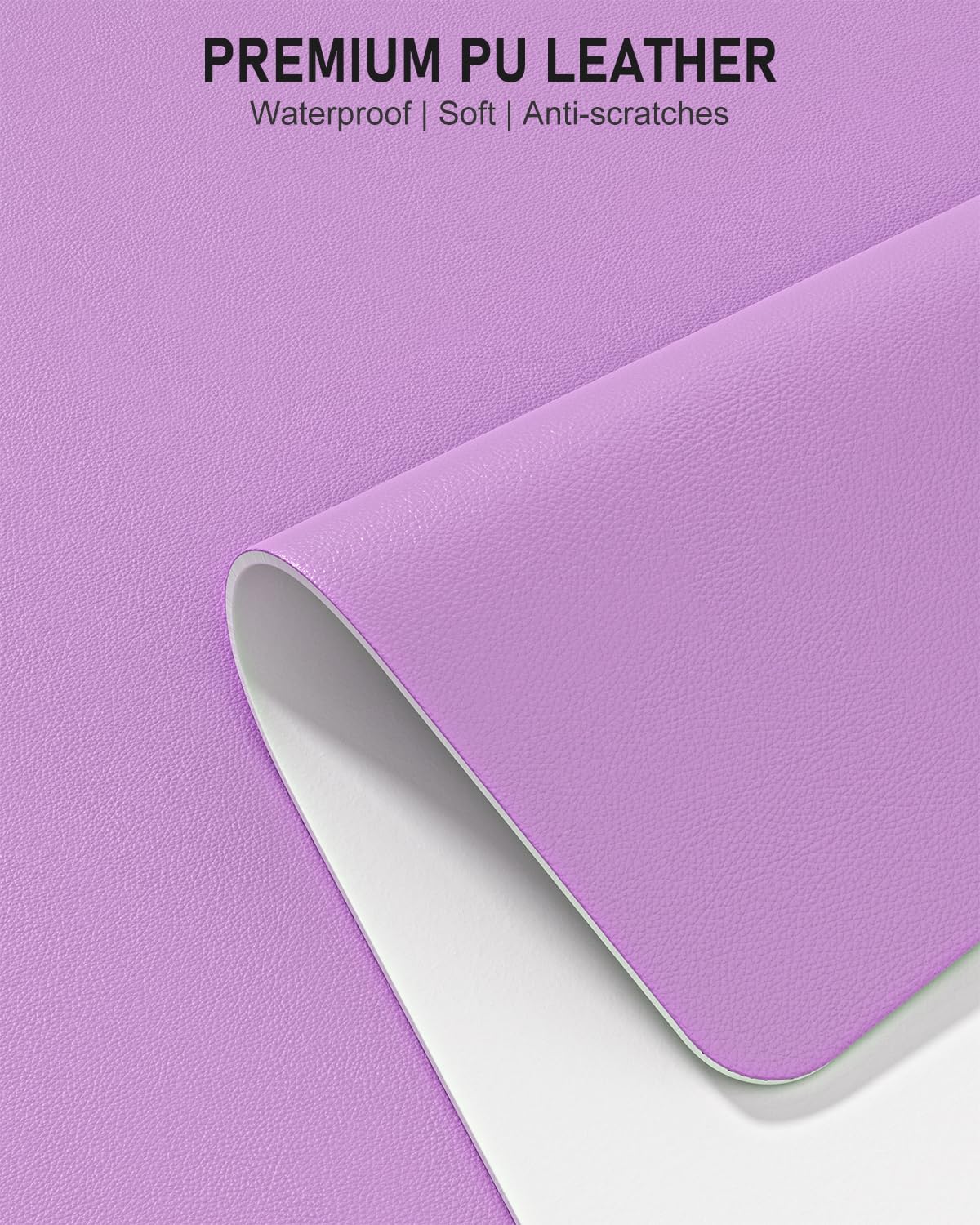 30x14 Inch PU Leather Desk Pad - Leatherwork Products 评论和价格