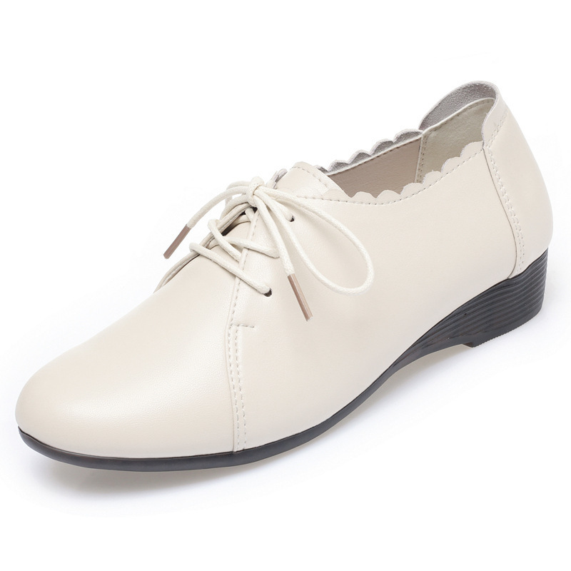 Plus Size 35-43 All Match Comf - Leather Work Flats Women 评论和价格