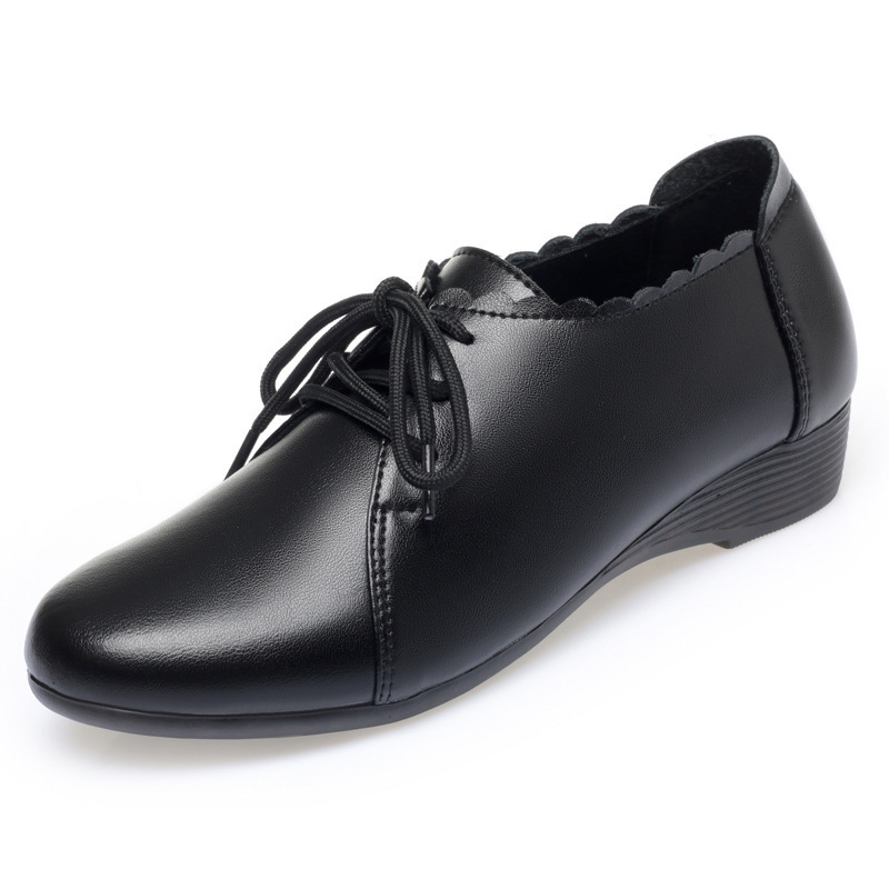 Plus Size 35-43 All Match Comf - Leather Work Flats Women 评论和价格