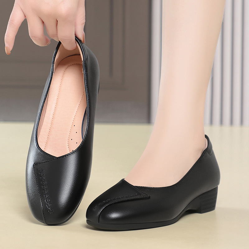 3cm Breathable Comfortable Sha - Leather Work Flats Women 评论和价格