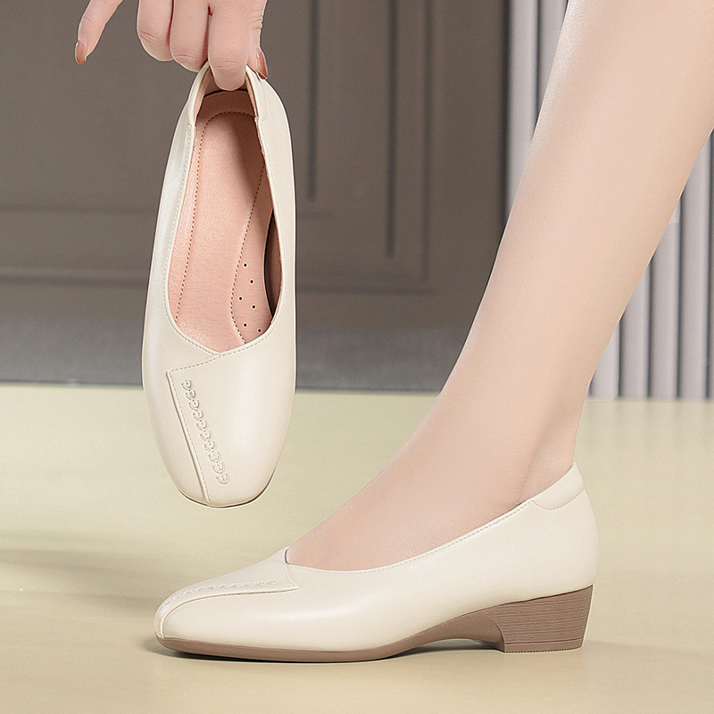 3cm Breathable Comfortable Sha - Leather Work Flats Women 评论和价格