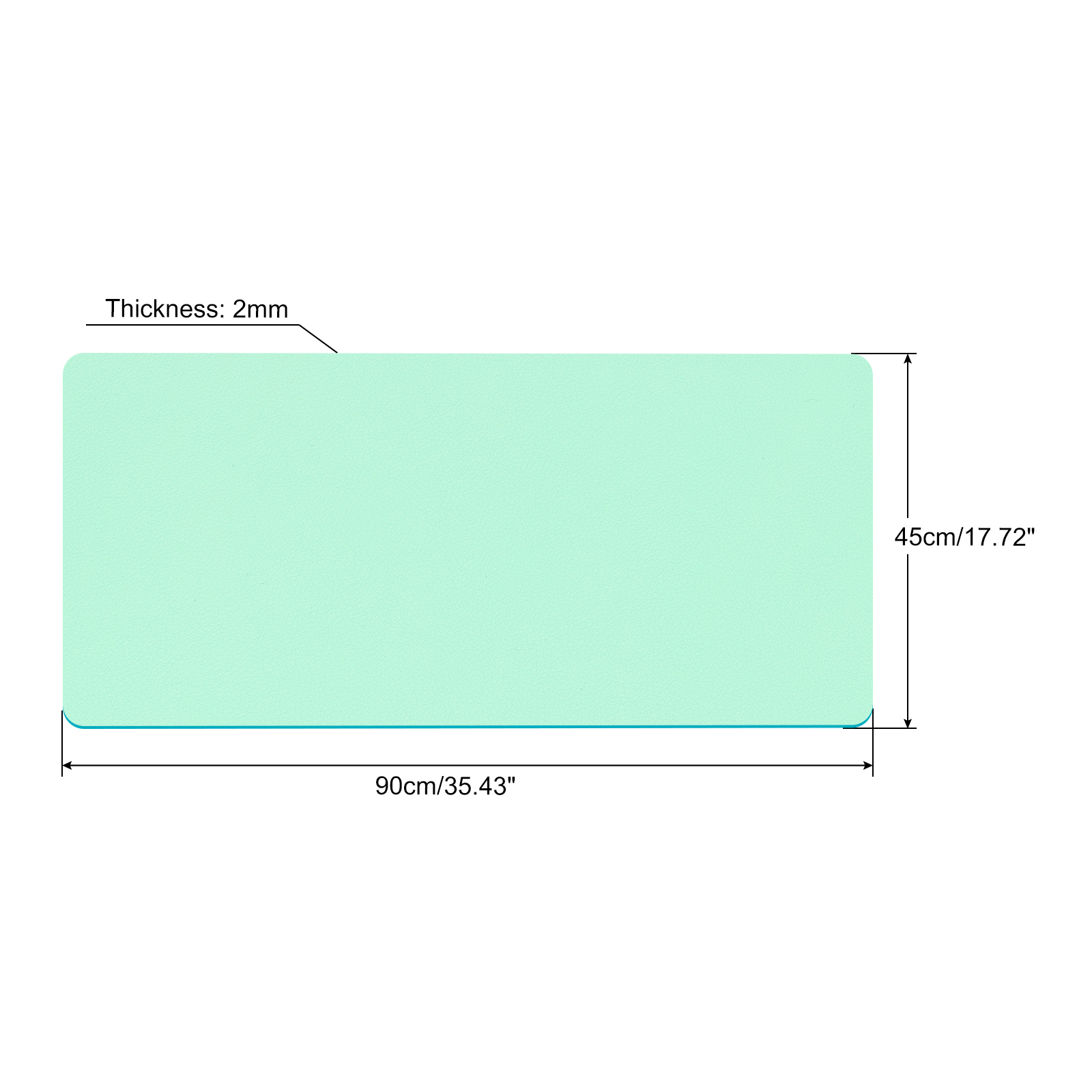 Office Desk Mat Protector PU L - Leatherwork Desk 评论和价格