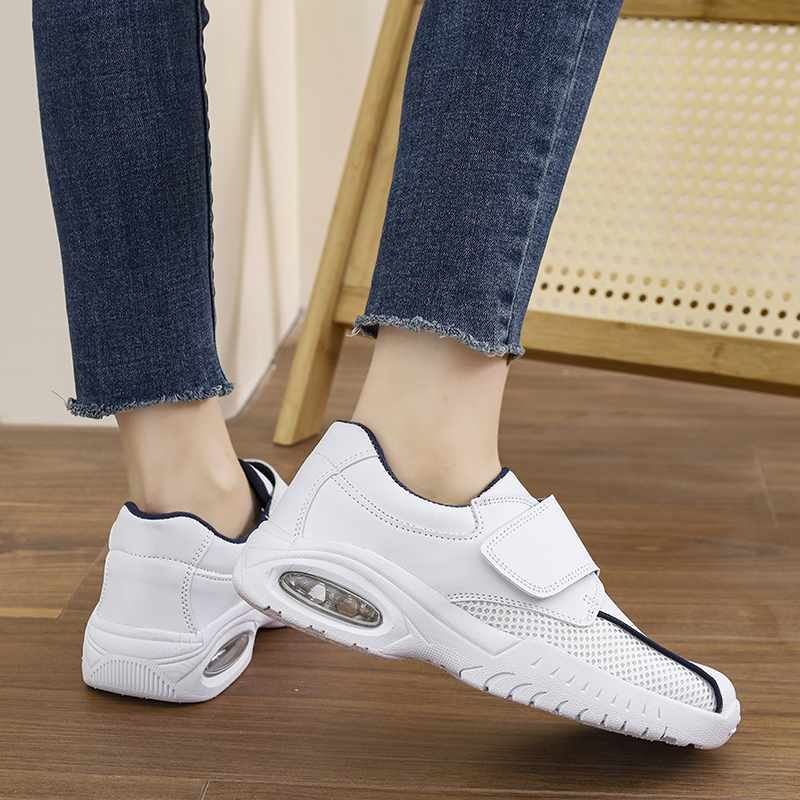 Professional Pure White Nursin - Leather Work Flats Women 评论和价格