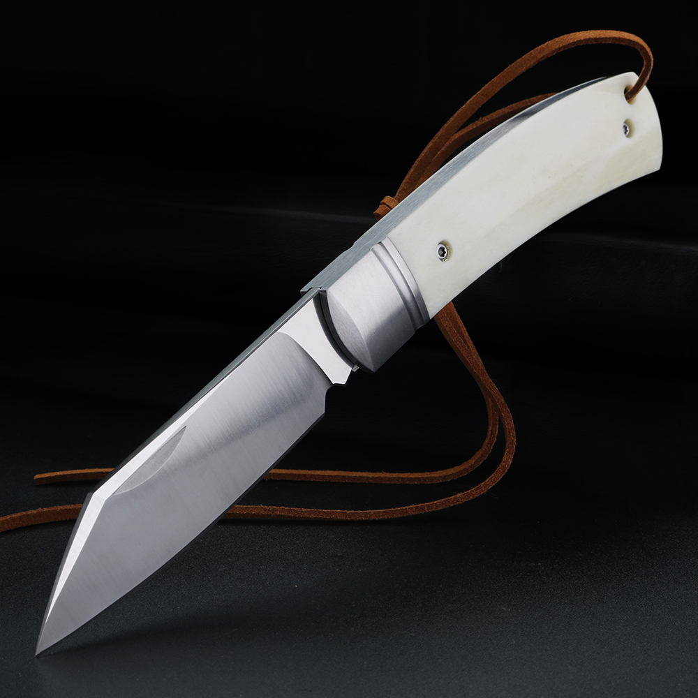 Outdoor Bull Bone Handle D2 St - Bone Folder Tool 评论和价格