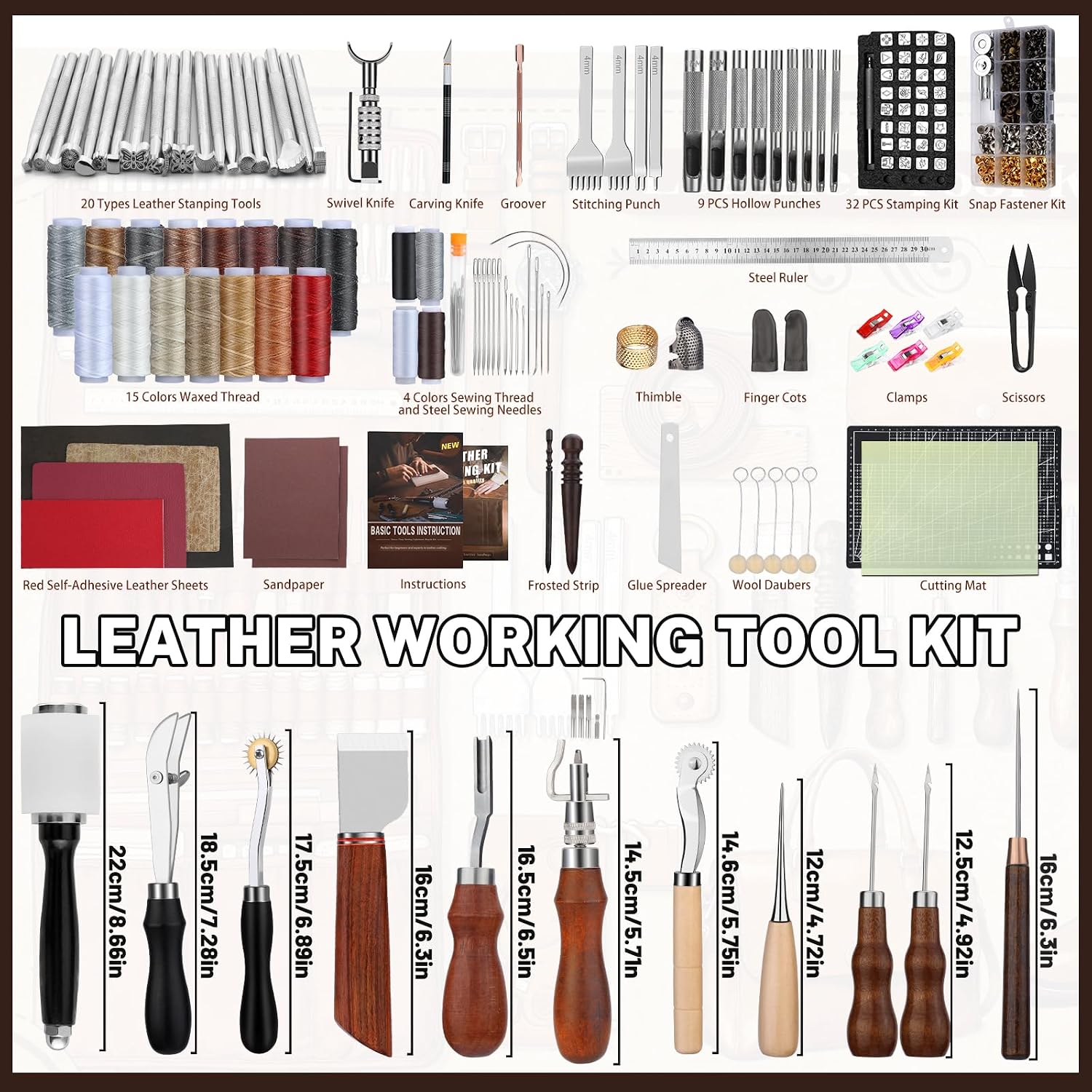 Leather Working Kit, Leather W - Leather Work Leather 评论和价格
