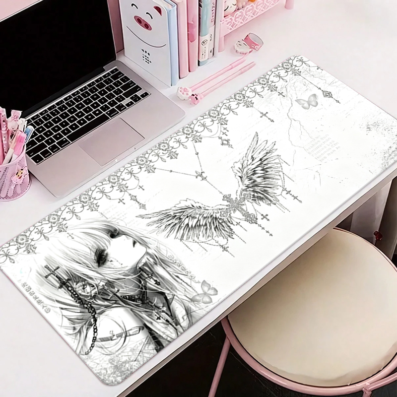 Leather Mousepad Black White A - Leatherwork Desk 评论和价格