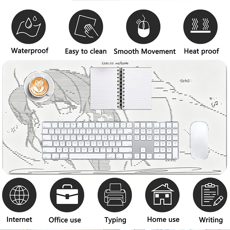 1Pcs Leather Mouse Pad Anime A - Leatherwork Desk 评论和价格